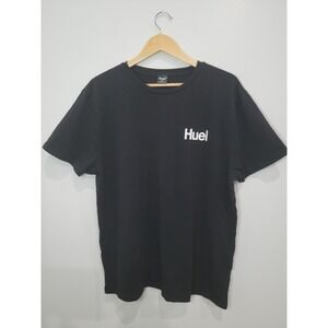 Huel Black T Shirt Mens XXL Logo‎ Graphic Tee Apparel